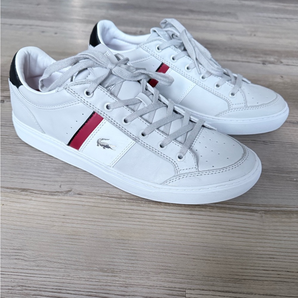 Men’s Lacoste courtline 120  sneakers, men’s size 12